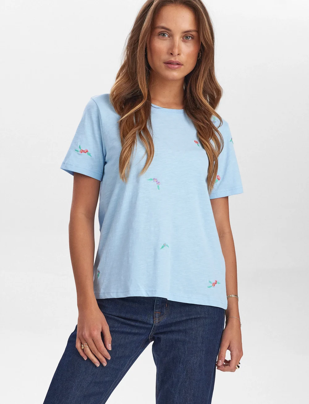 Nümph - NUSUIS T-SHIRT - GOTS - t-shirts - cerulean - 2