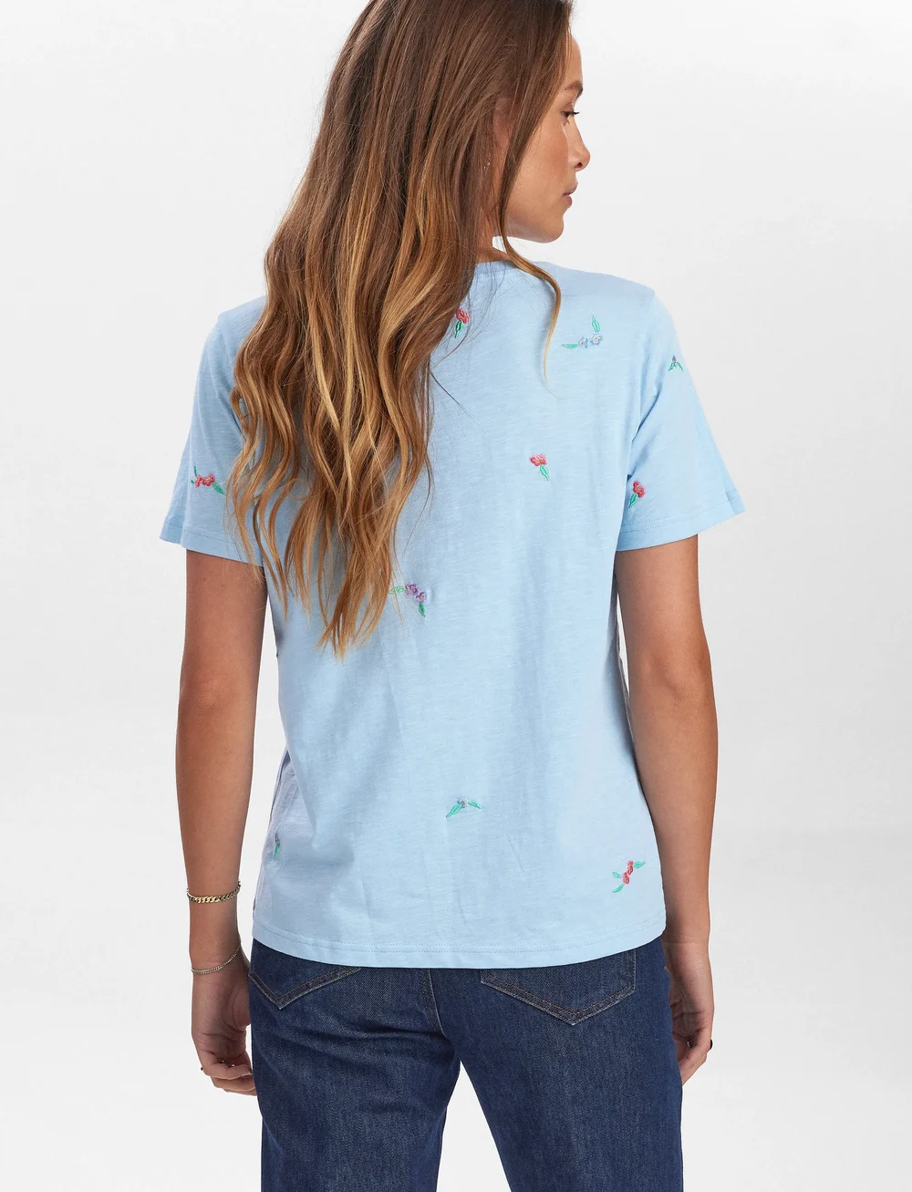 Nümph - NUSUIS T-SHIRT - GOTS - t-shirts - cerulean - 3