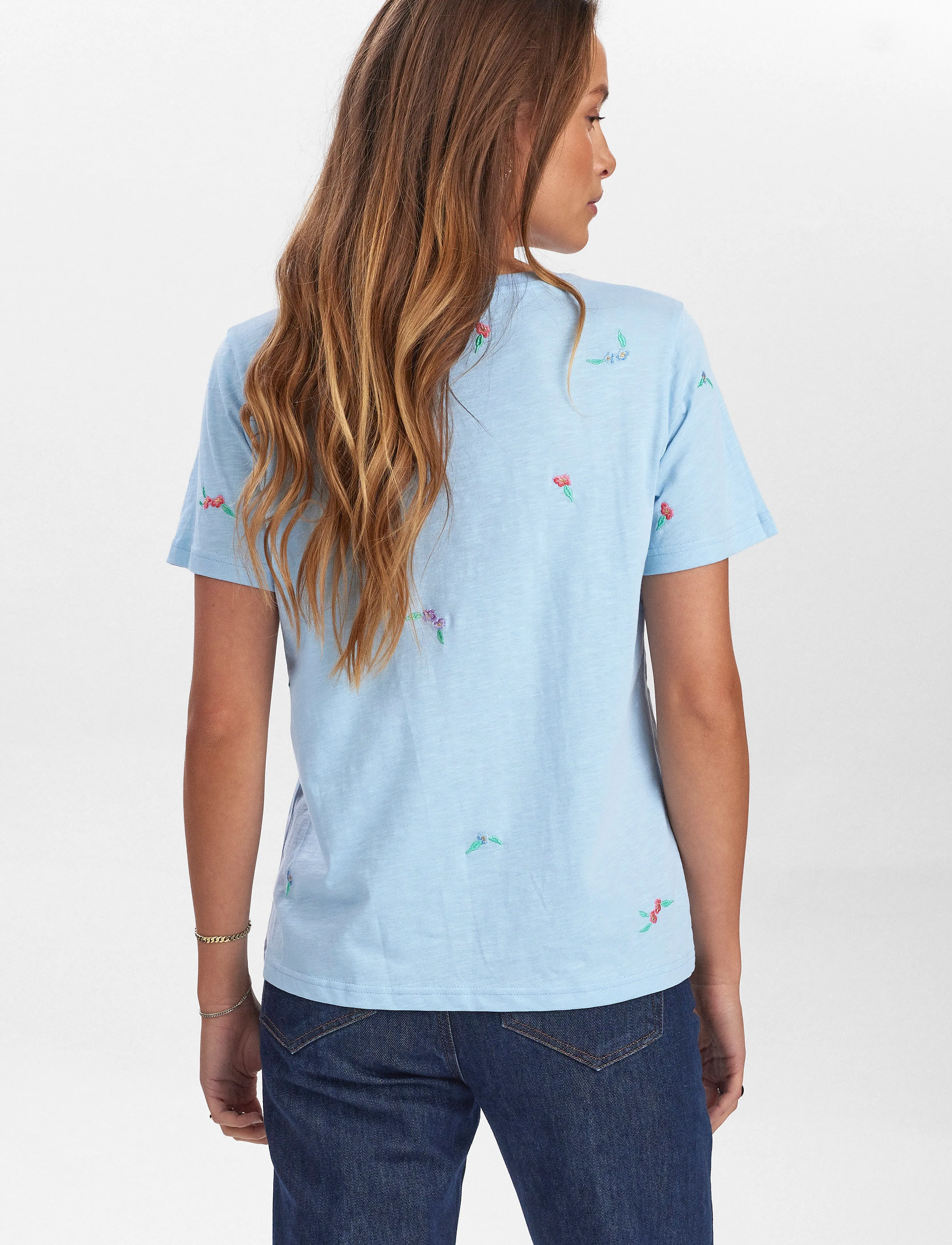 Nümph - NUSUIS T-SHIRT - GOTS - t-shirts - cerulean - 3