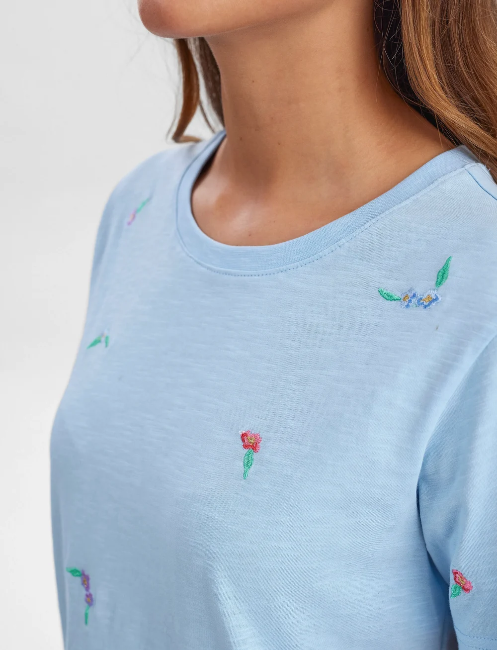 Nümph - NUSUIS T-SHIRT - GOTS - t-shirts - cerulean - 5