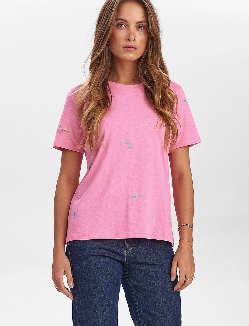 Nümph - NUSUIS T-SHIRT - GOTS - t-särgid - pink carnation - 2