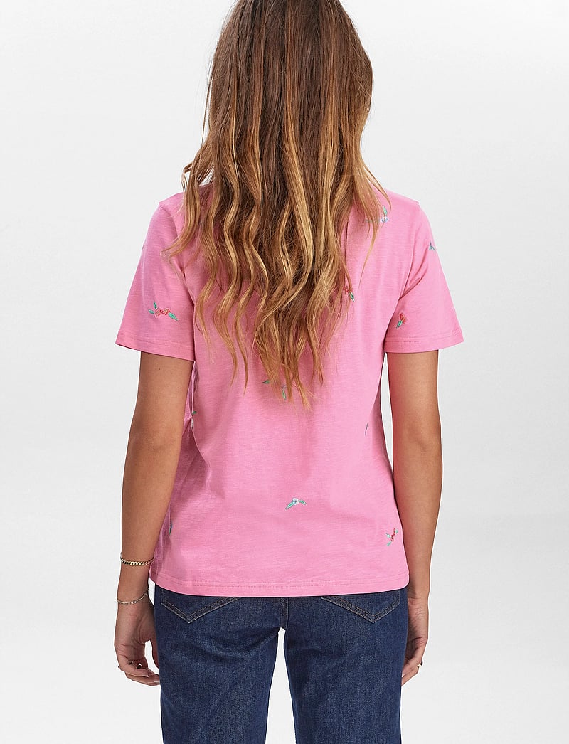 Nümph - NUSUIS T-SHIRT - GOTS - t-särgid - pink carnation - 3