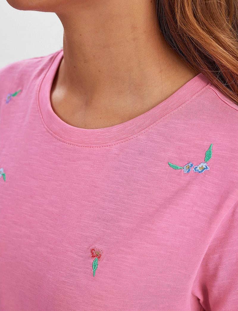 Nümph - NUSUIS T-SHIRT - GOTS - t-särgid - pink carnation - 5