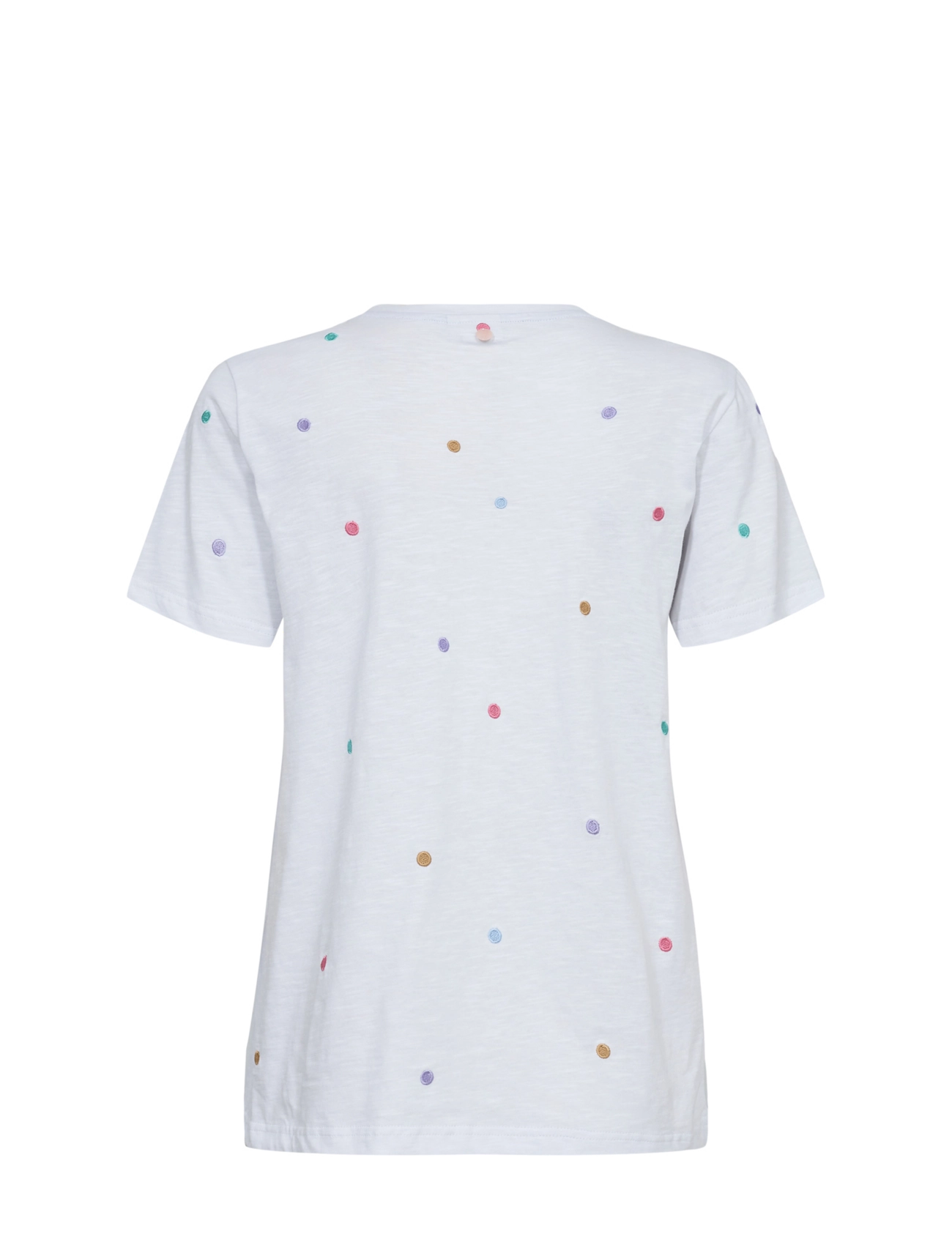 Nümph - NUSUMI T-SHIRT - GOTS - stuttermarbolir - bright white - 2
