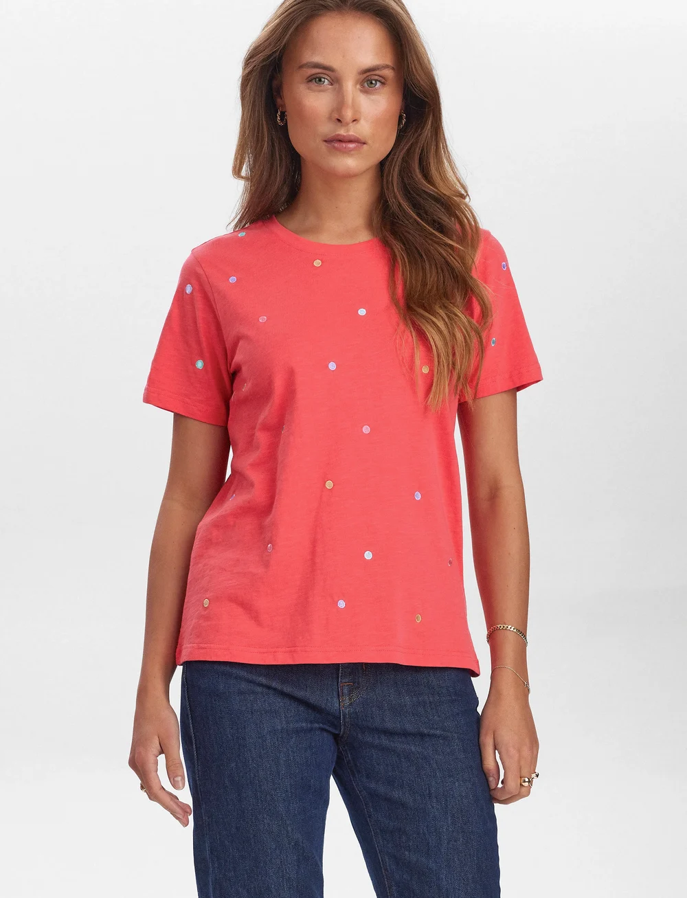 Nümph - NUSUMI T-SHIRT - GOTS - t-shirts - geranium - 2