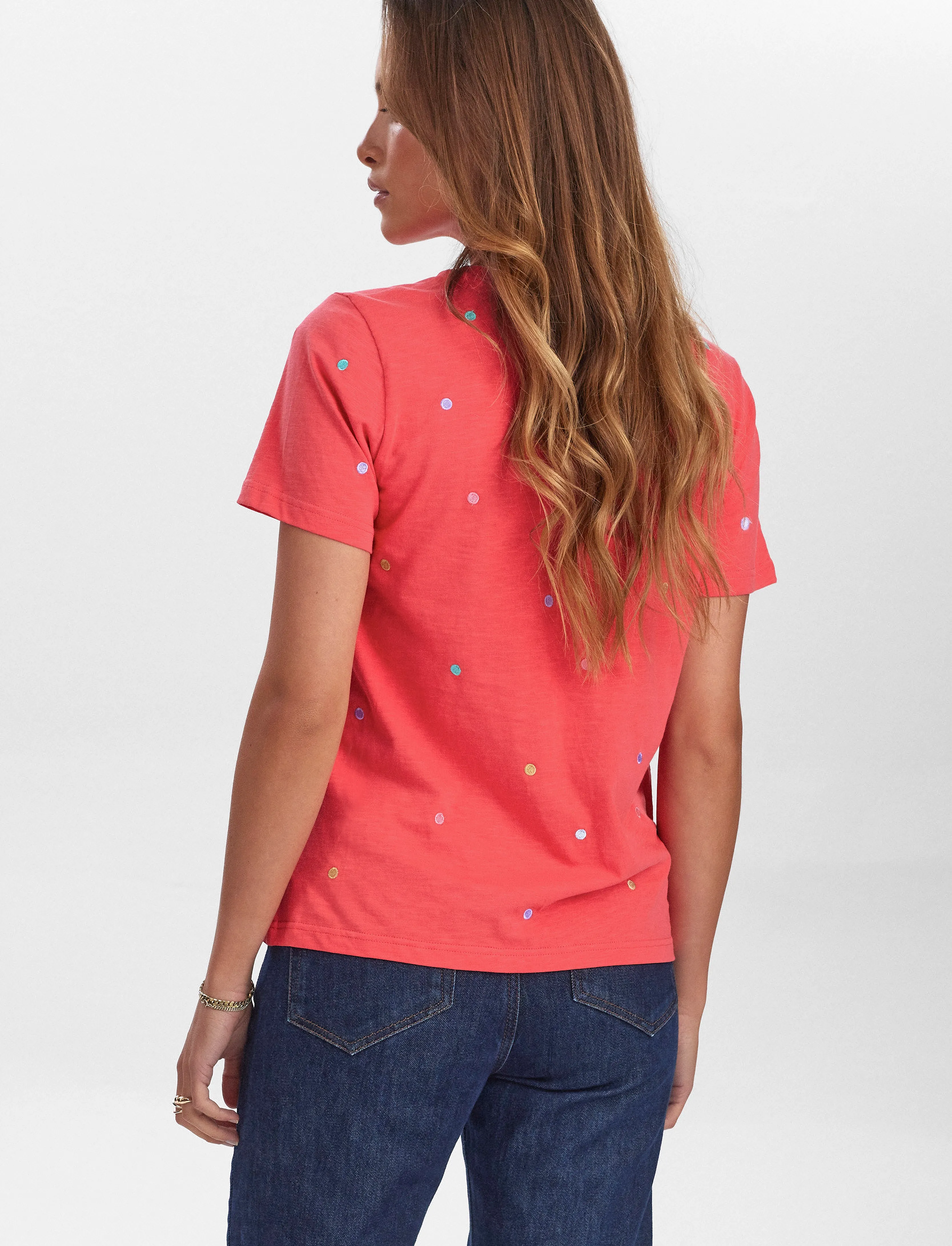Nümph - NUSUMI T-SHIRT - GOTS - geranium - 3