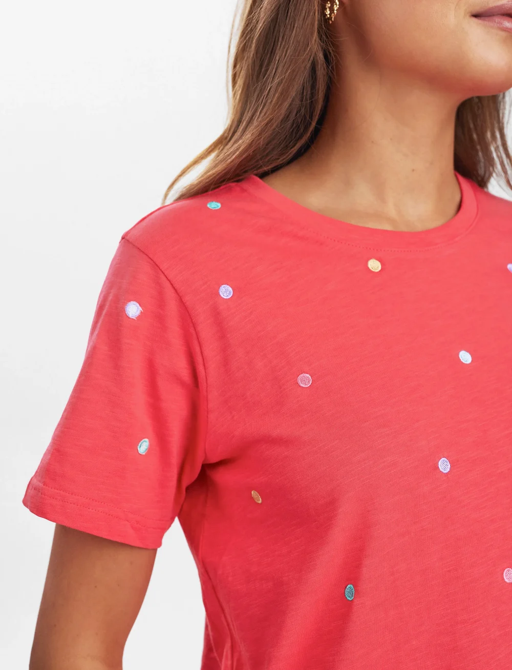 Nümph - NUSUMI T-SHIRT - GOTS - t-shirts - geranium - 5