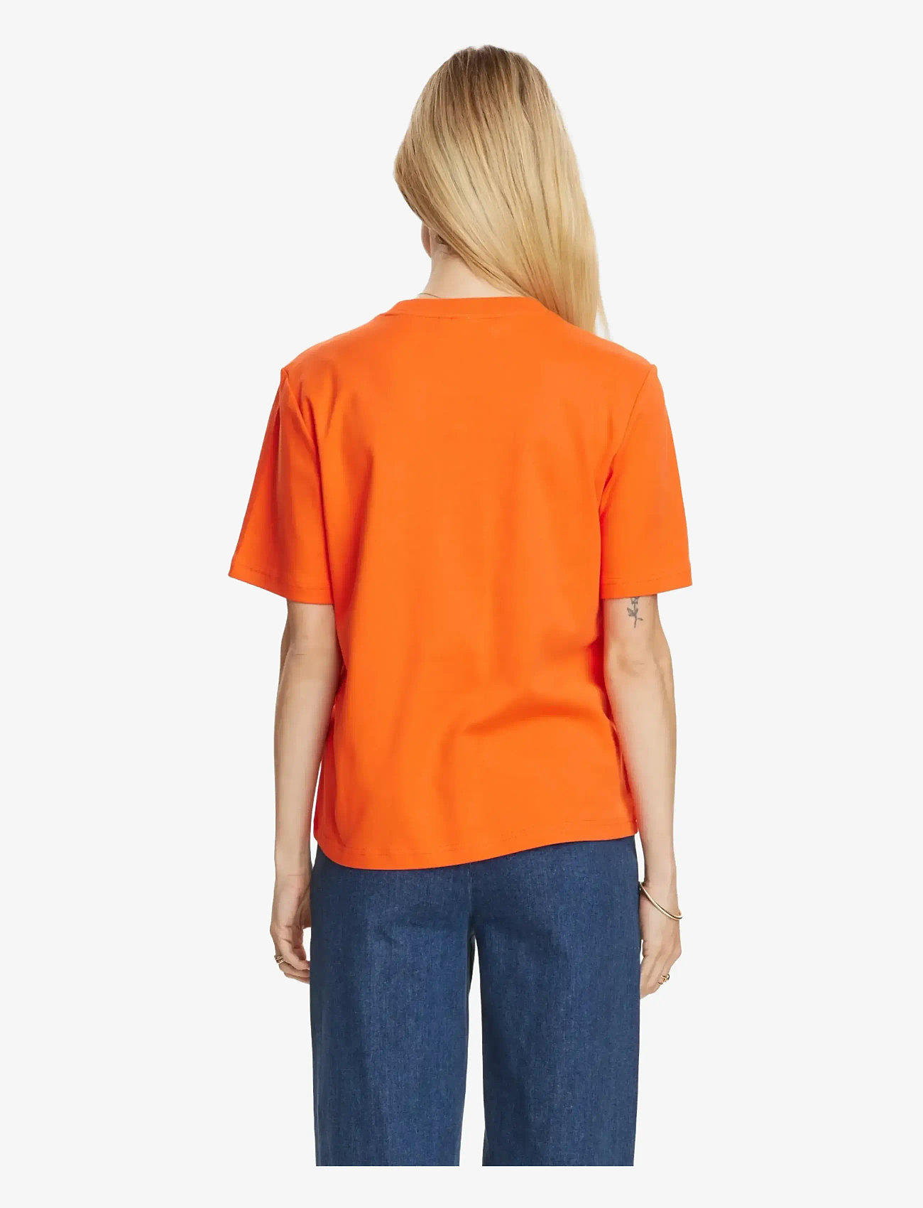 Nümph - NUFIRA T-SHIRT - t-särgid - cherry tomato - 1