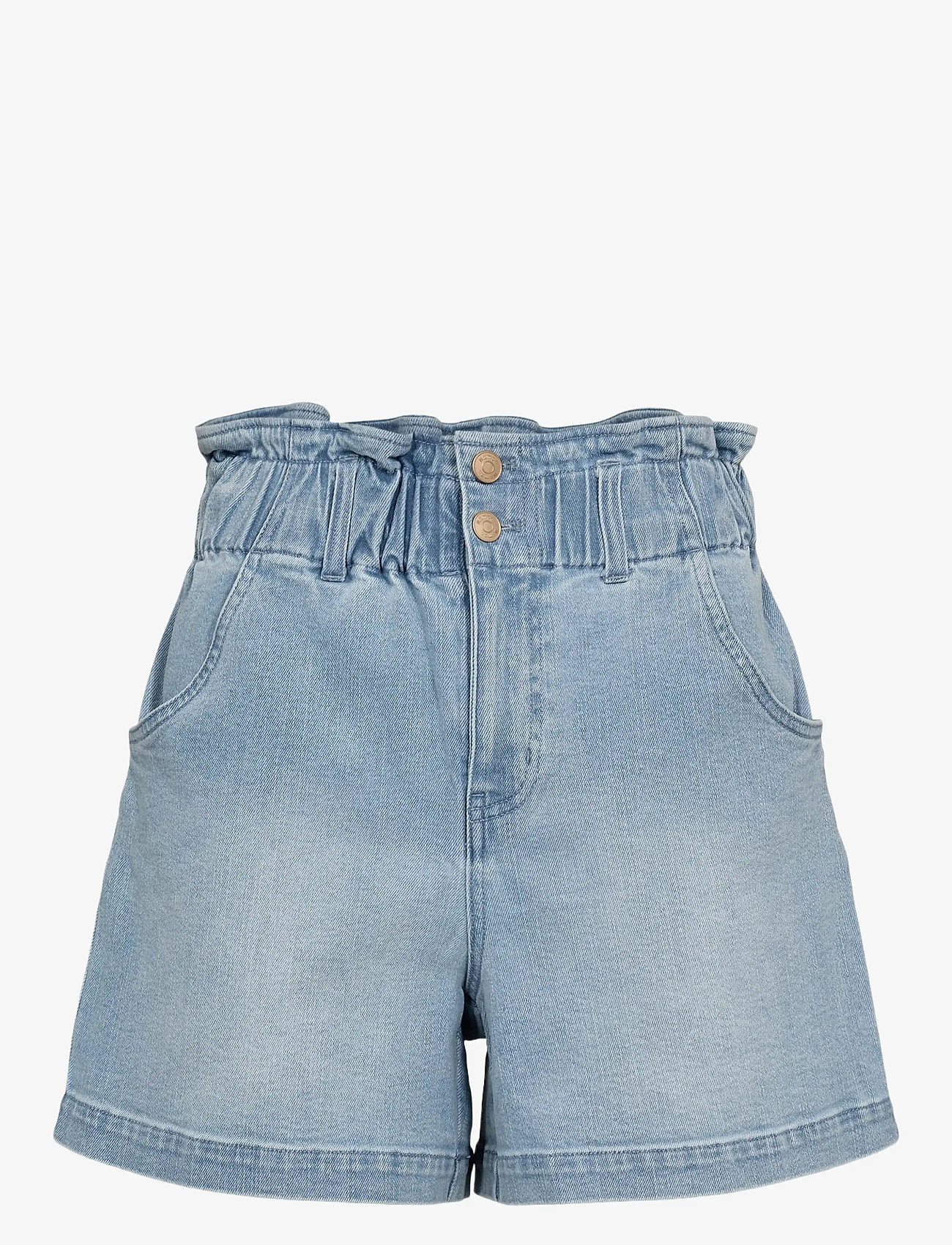 Nümph - NULULU DENIM SHORTS - lühikesed teksapüksid - light blue denim - 1