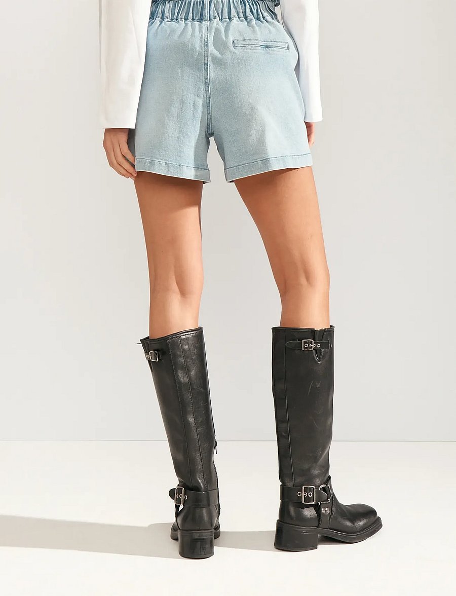 Nümph - NULULU DENIM SHORTS - jorts - light blue denim - 3