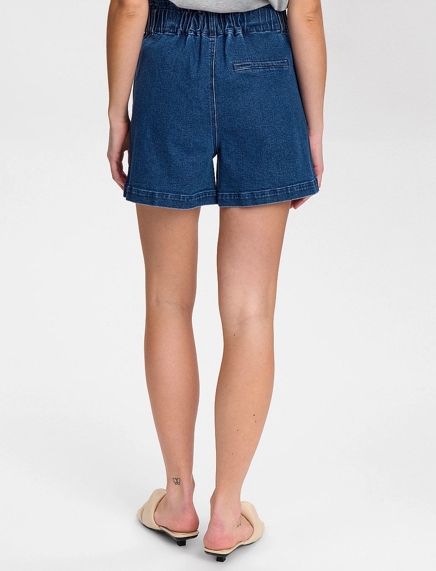 Nümph - NULULU DENIM SHORTS - jorts - medium blue denim - 3