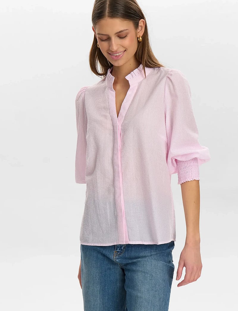 Nümph - NUJANE SHIRT - pikkade varrukatega pluusid - pink lady - 0