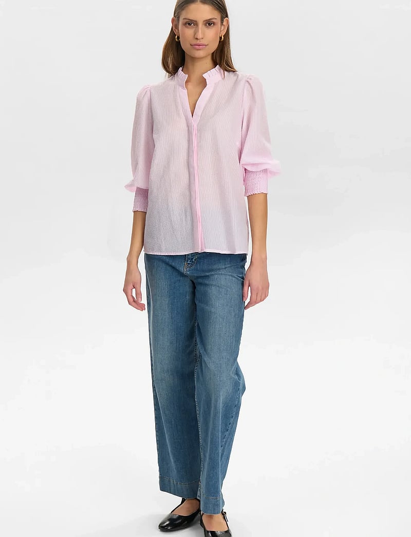 Nümph - NUJANE SHIRT - pikkade varrukatega pluusid - pink lady - 4