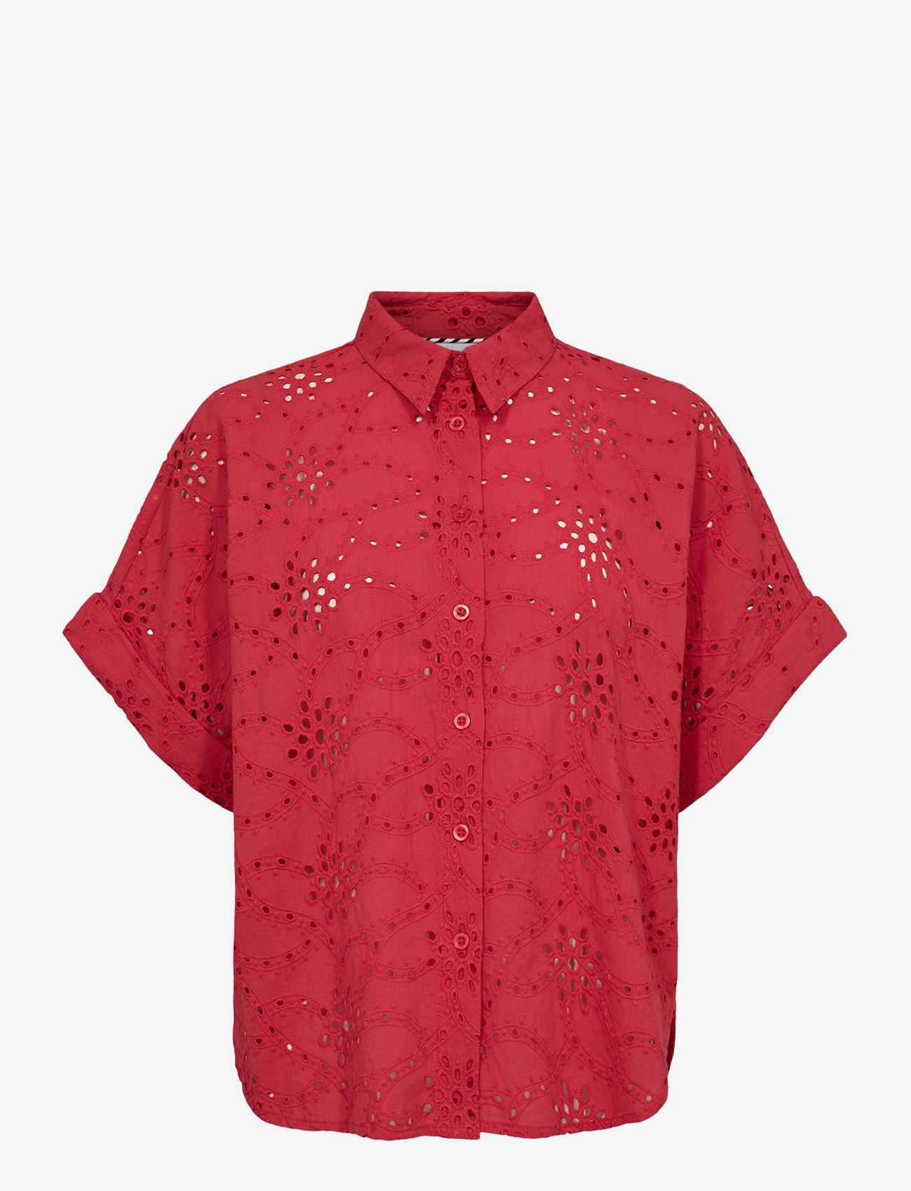 Nümph - NUKARISSA SHIRT - bluzki z krótkim rękawem - geranium - 1