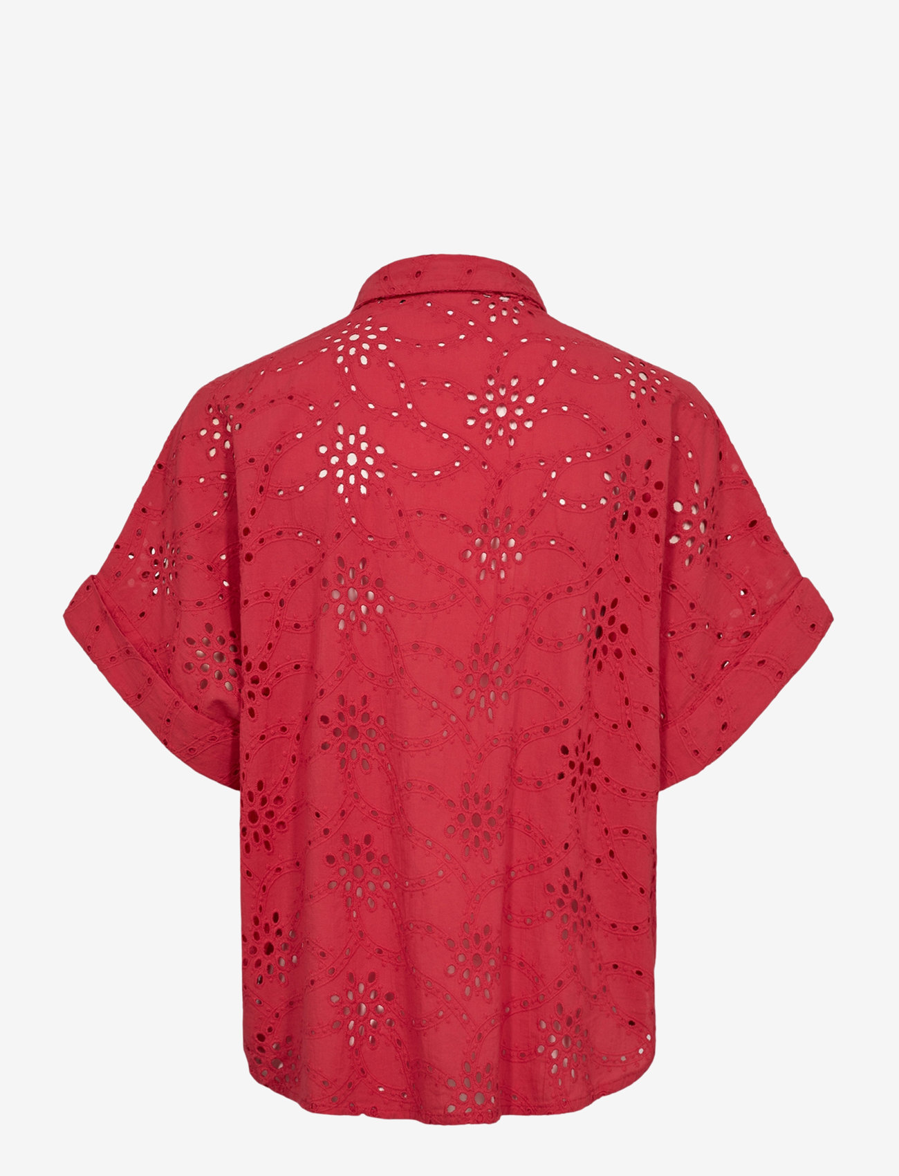 Nümph - NUKARISSA SHIRT - bluzki z krótkim rękawem - geranium - 2