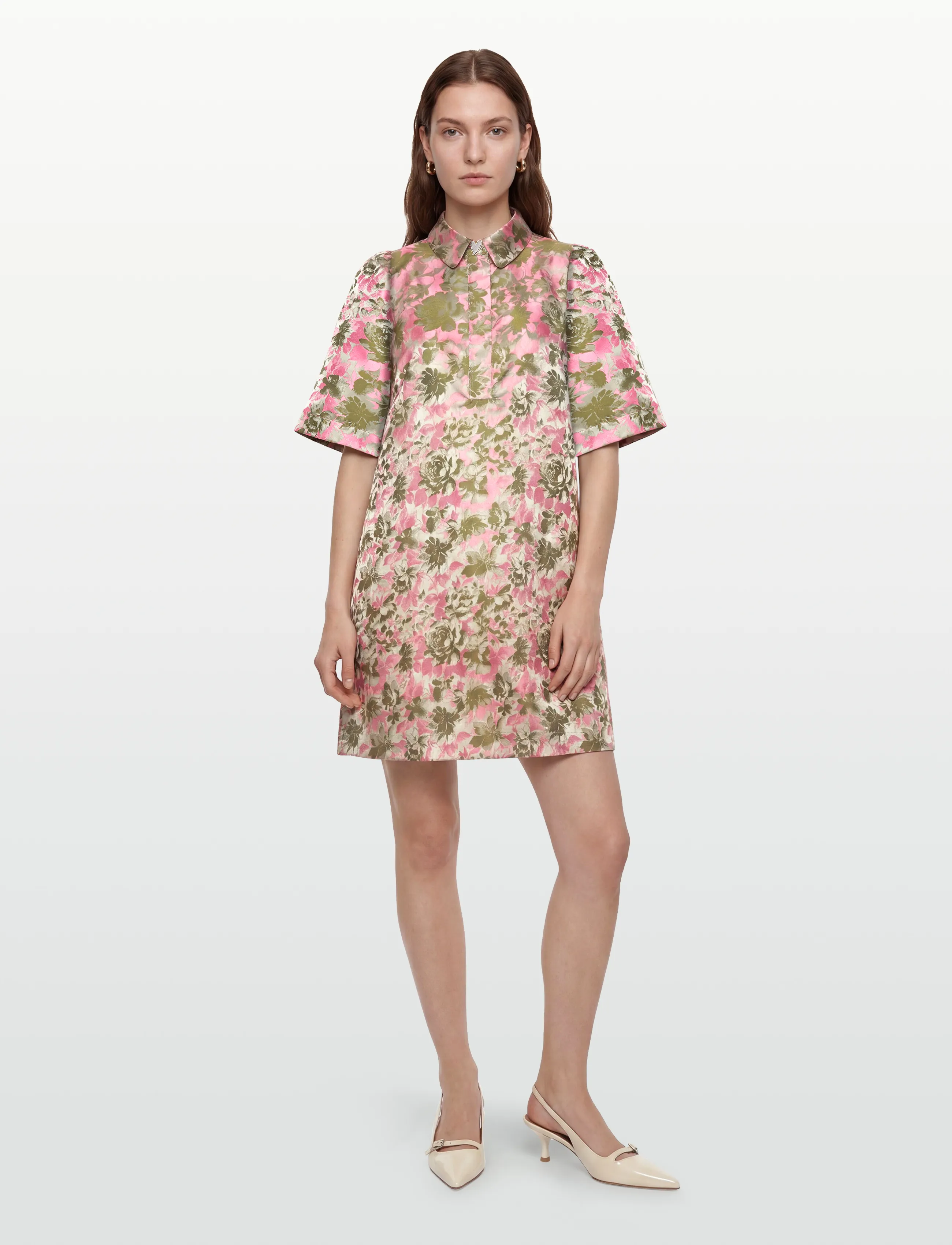 Nümph Nuvida Dress, 34, Pink, Kjoler > Skjortekjoler, Dame