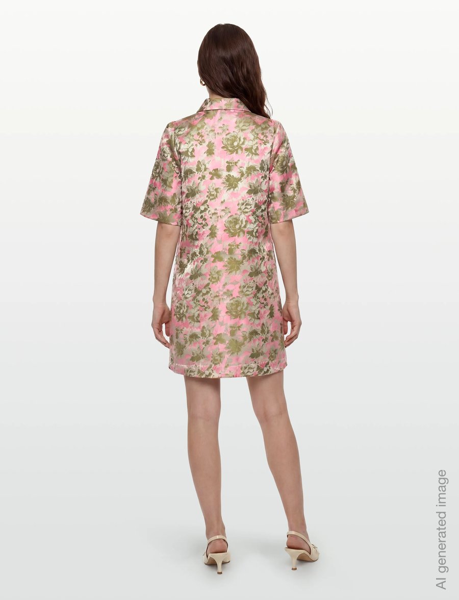 Nümph - NUVIDA DRESS - shirt dresses - pink lady - 4