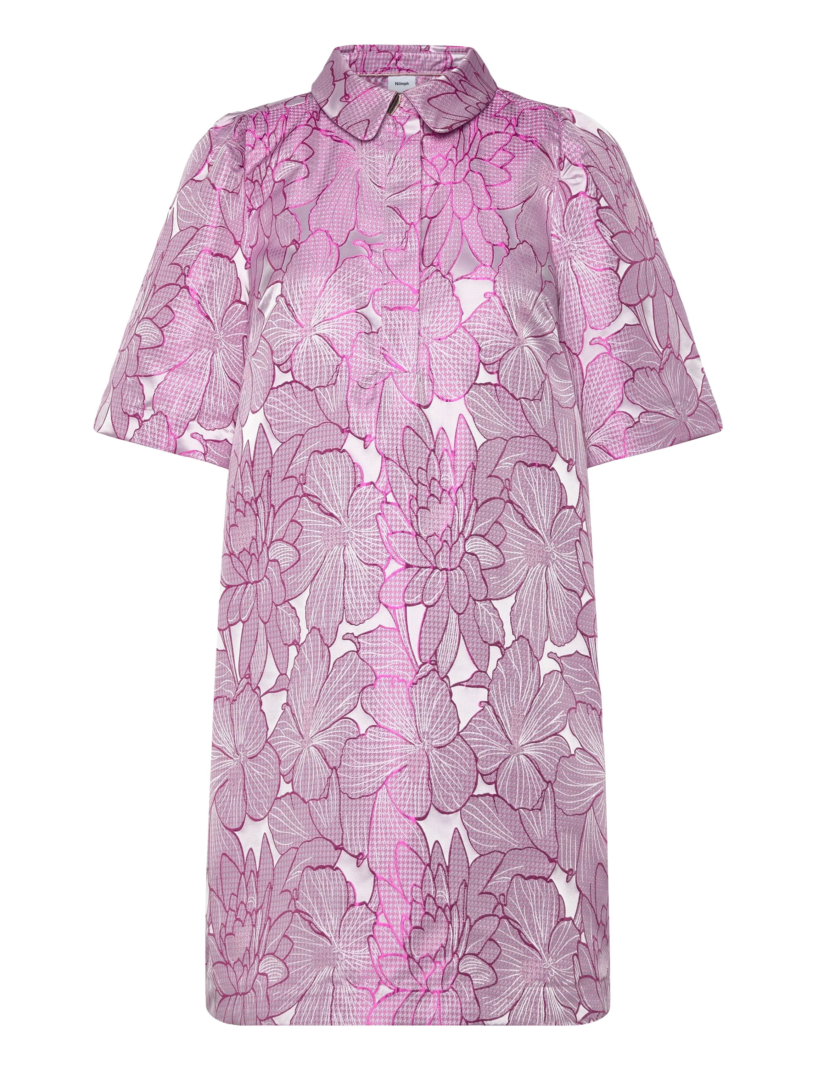 Nümph NUVIDA DRESS - Kleidid - SUPER PINK / pink/rose