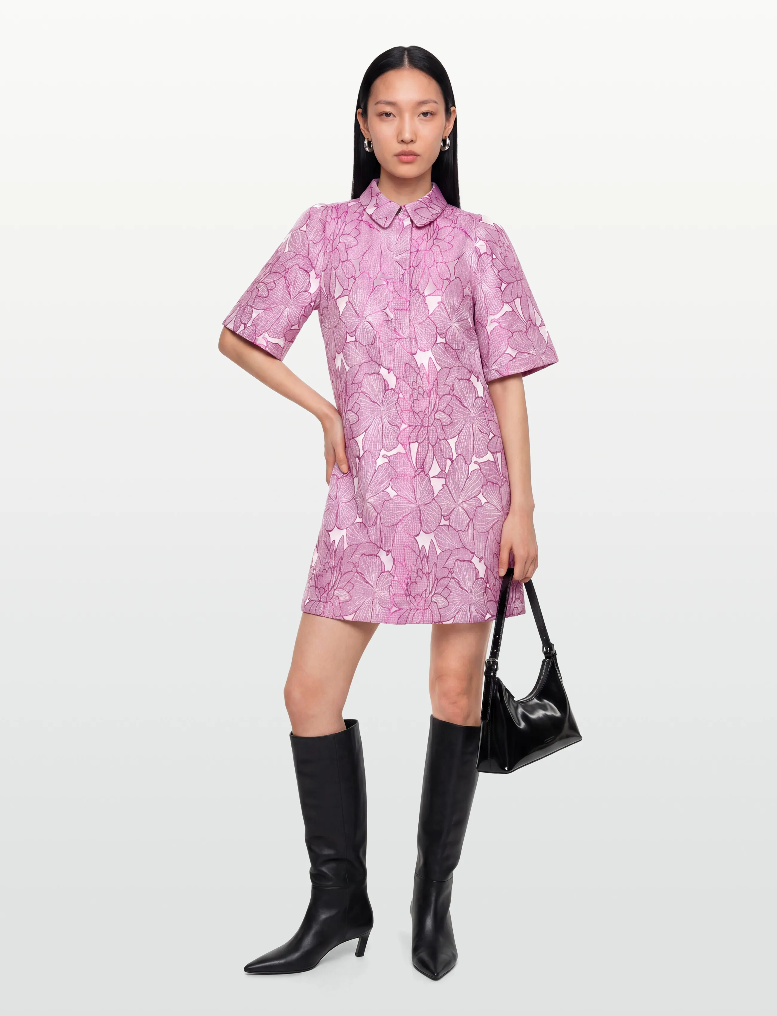 Nümph Nuvida Dress, 34, Pink, Kjoler > Skjortekjoler, Dame