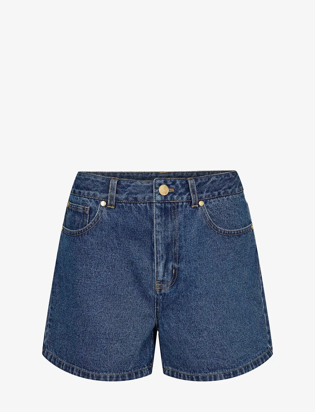 Nümph - NUVIRGINIA DENIM SHORTS - jorts - dark blue denim - 1