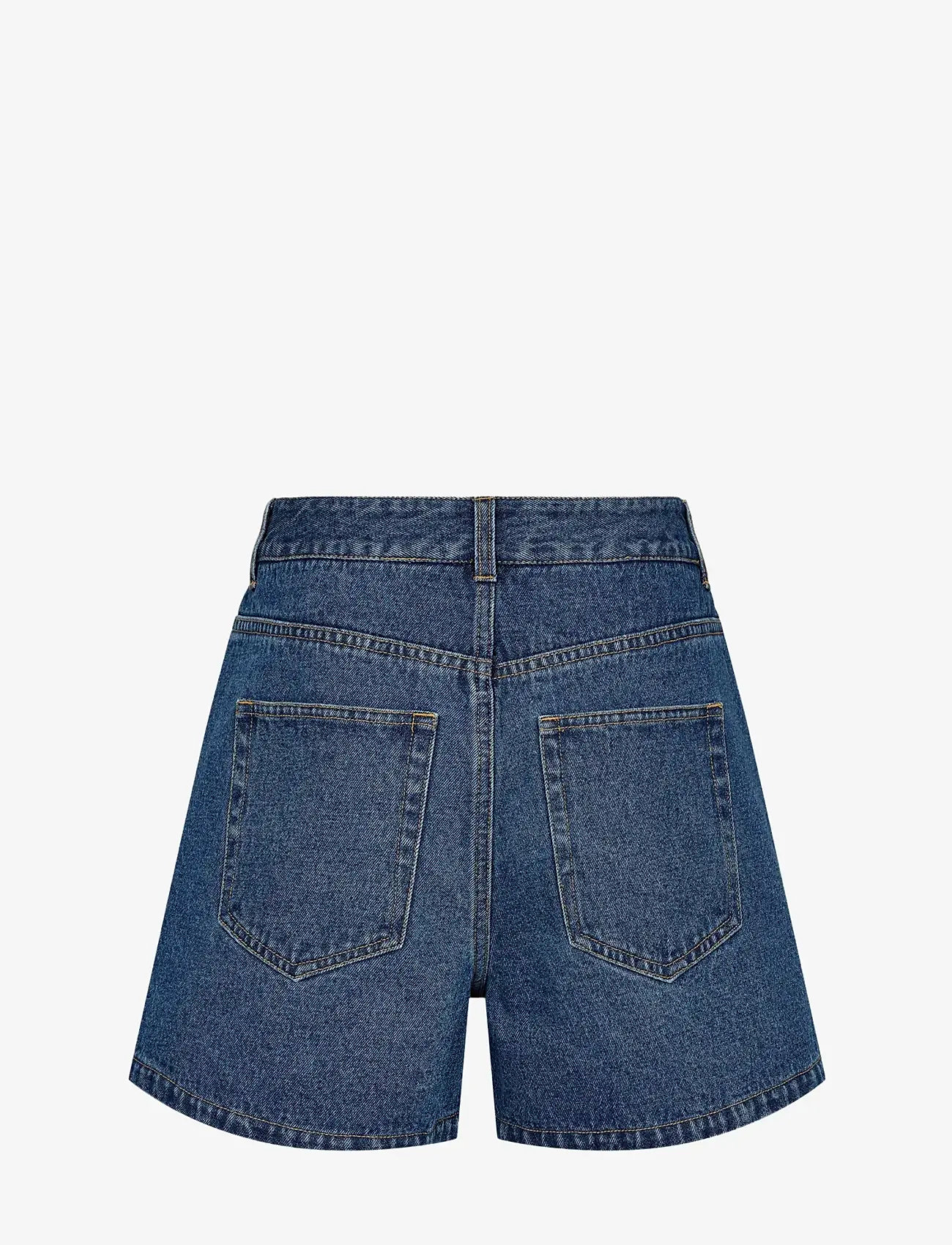 Nümph - NUVIRGINIA DENIM SHORTS - jorts - dark blue denim - 2