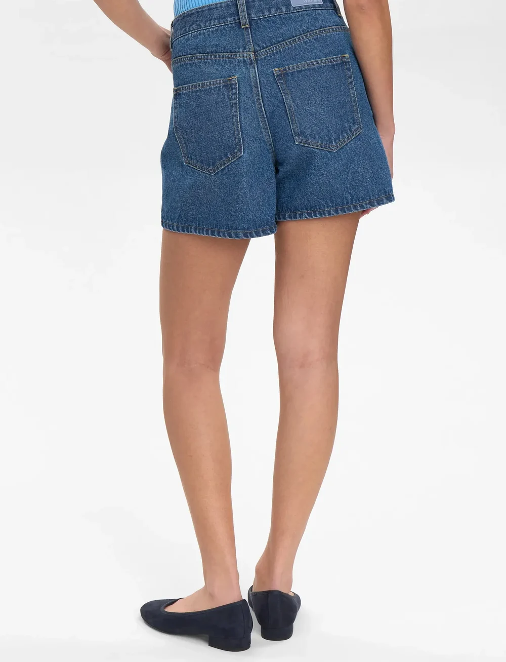 Nümph - NUVIRGINIA DENIM SHORTS - jorts - dark blue denim - 3