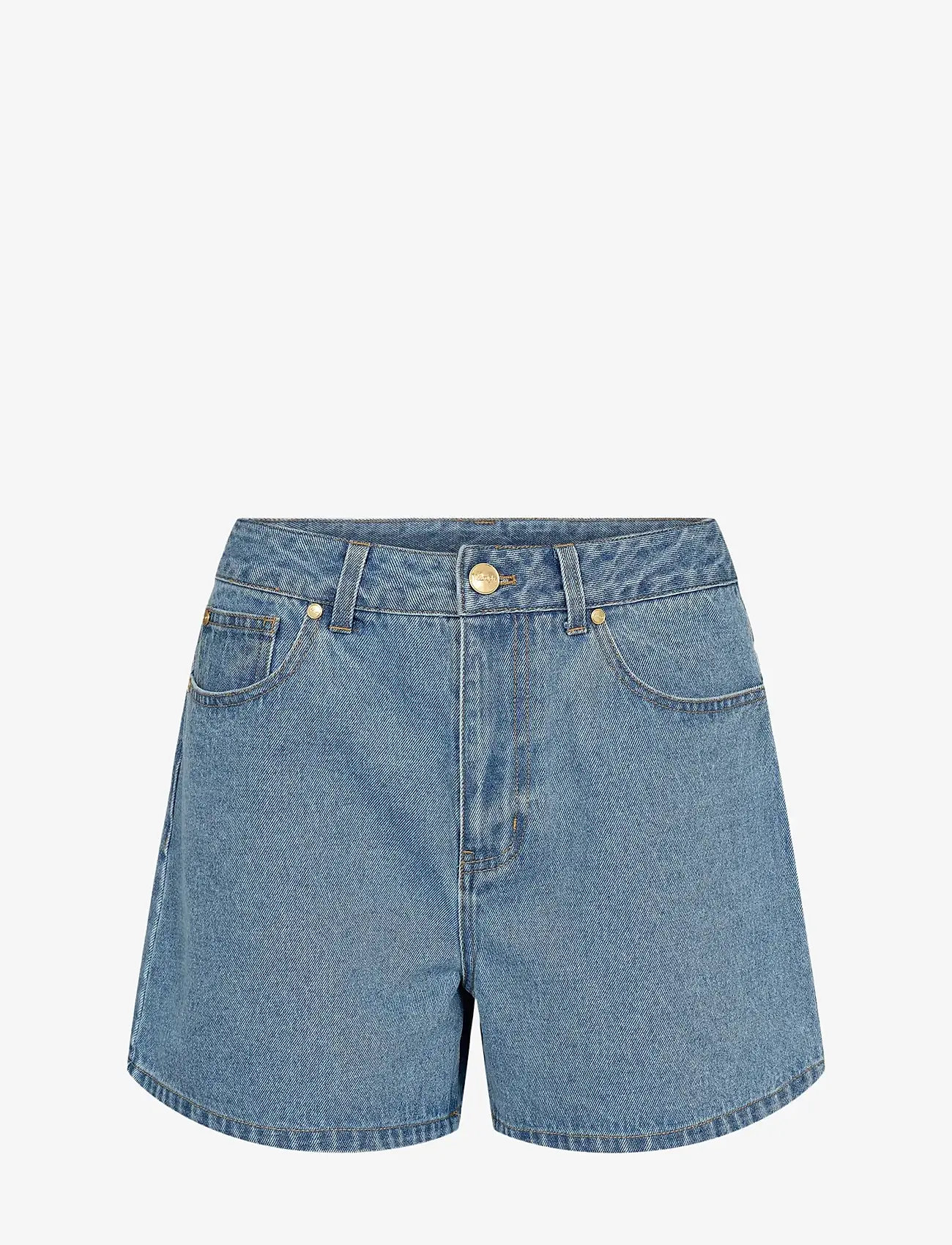 Nümph - NUVIRGINIA DENIM SHORTS - korte jeansbroeken - light blue denim - 1