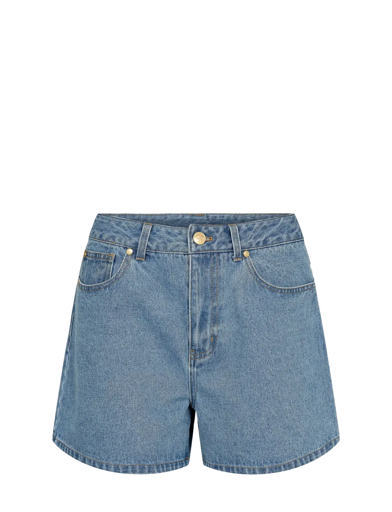 Nümph NUVIRGINIA DENIM SHORTS - Shorts - LIGHT BLUE DENIM / blue