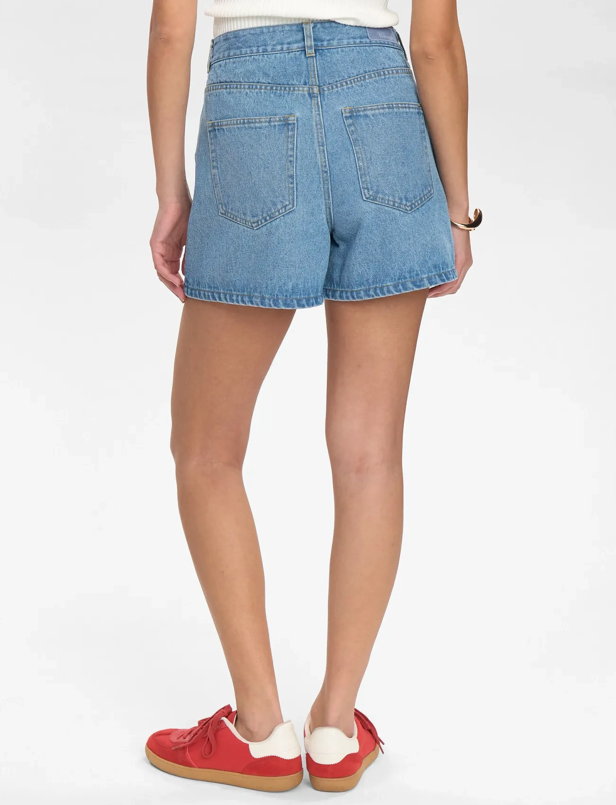 Nümph - NUVIRGINIA DENIM SHORTS - jorts - light blue denim - 3