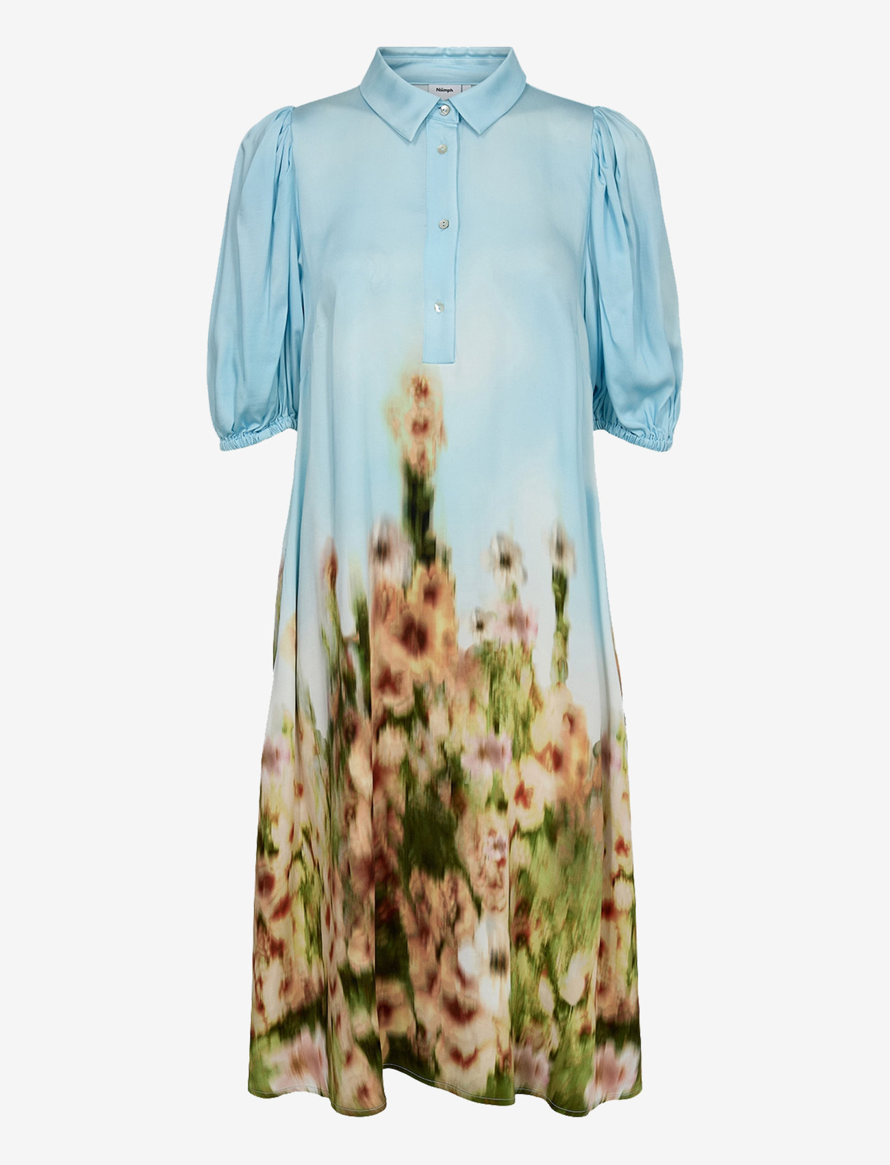 Nümph - NUVIKKA DRESS - sommarklänningar - baltic sea - 1