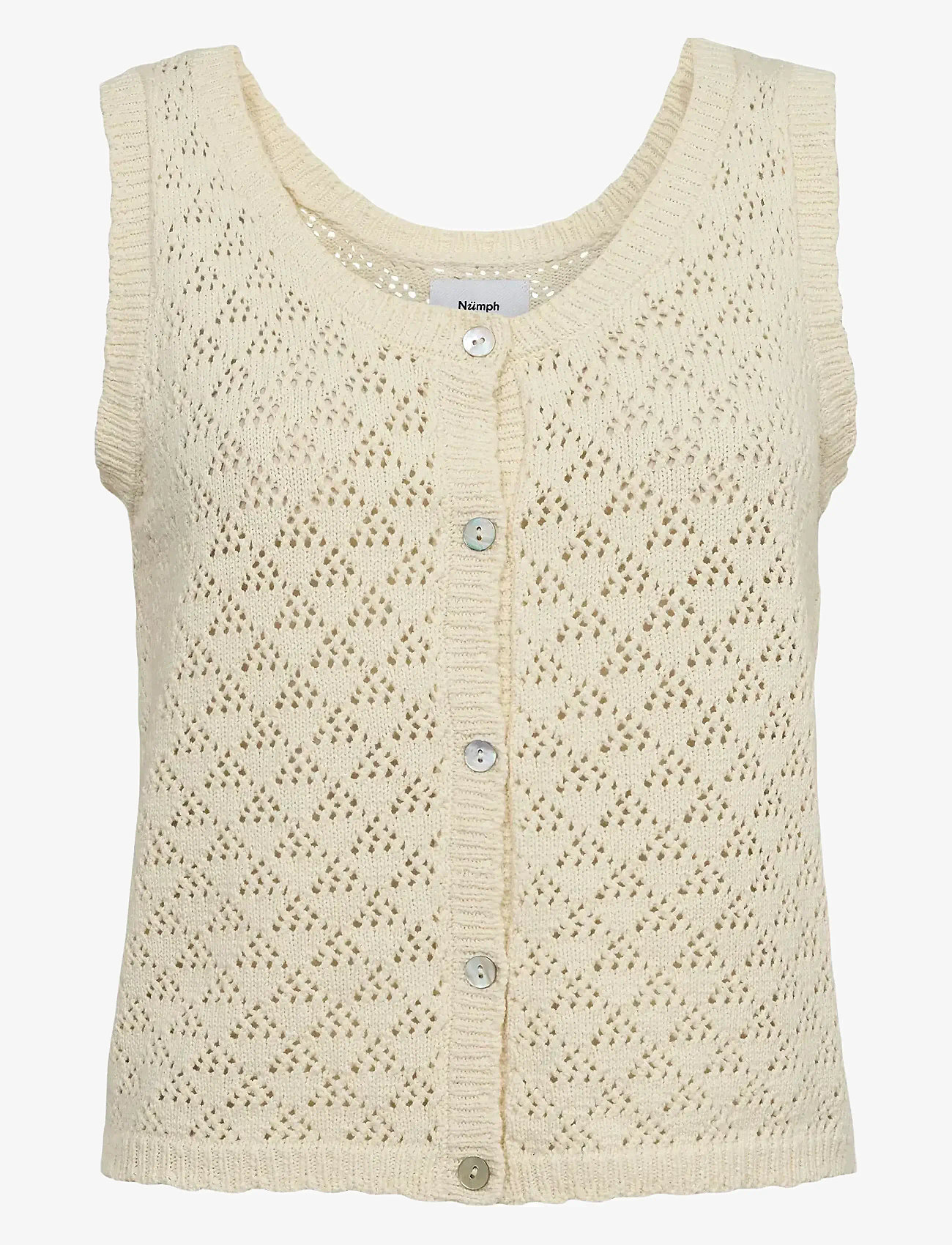 Nümph - NUDARWINA TOP - koftor - cloud dancer - 0