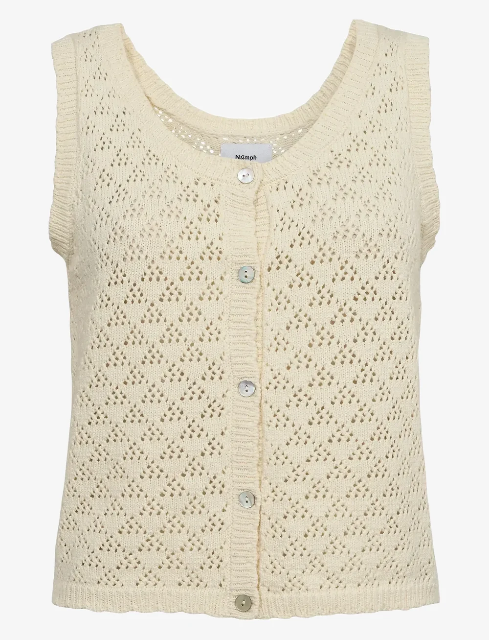 Nümph - NUDARWINA TOP - cardigans - cloud dancer - 0