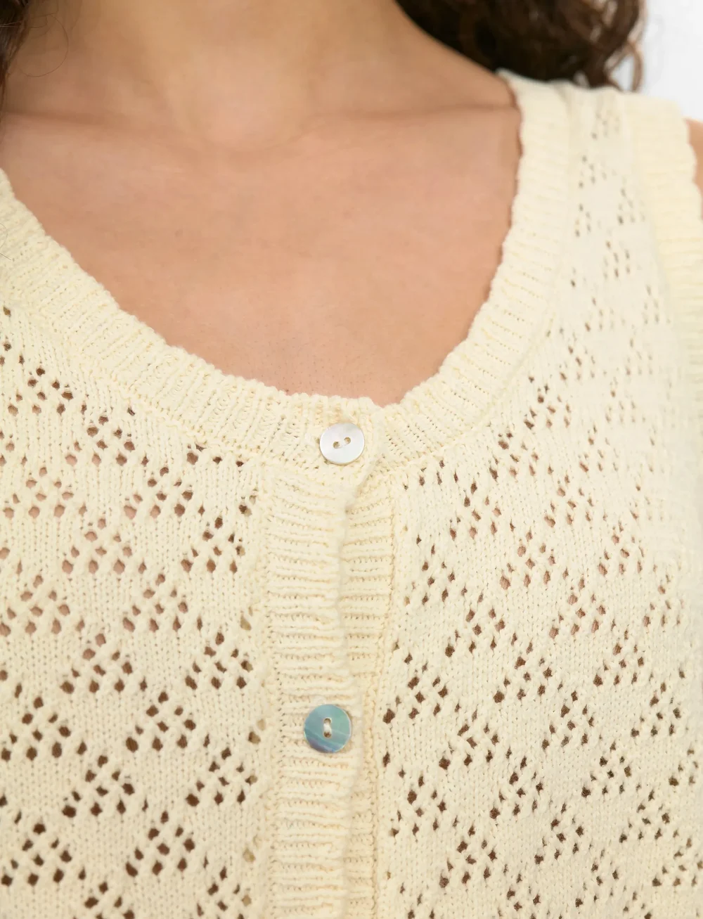 Nümph - NUDARWINA TOP - cardigans - cloud dancer - 5