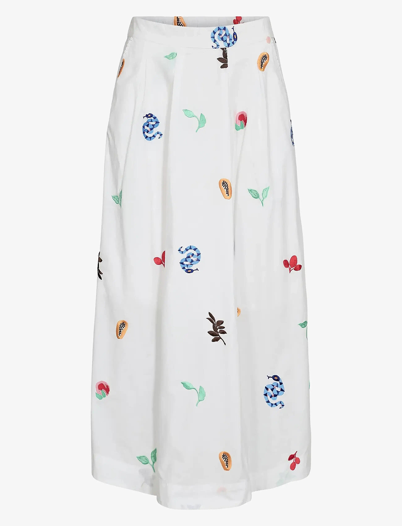 Nümph - NUVALENTINE SKIRT - midi-röcke - bright white - 0
