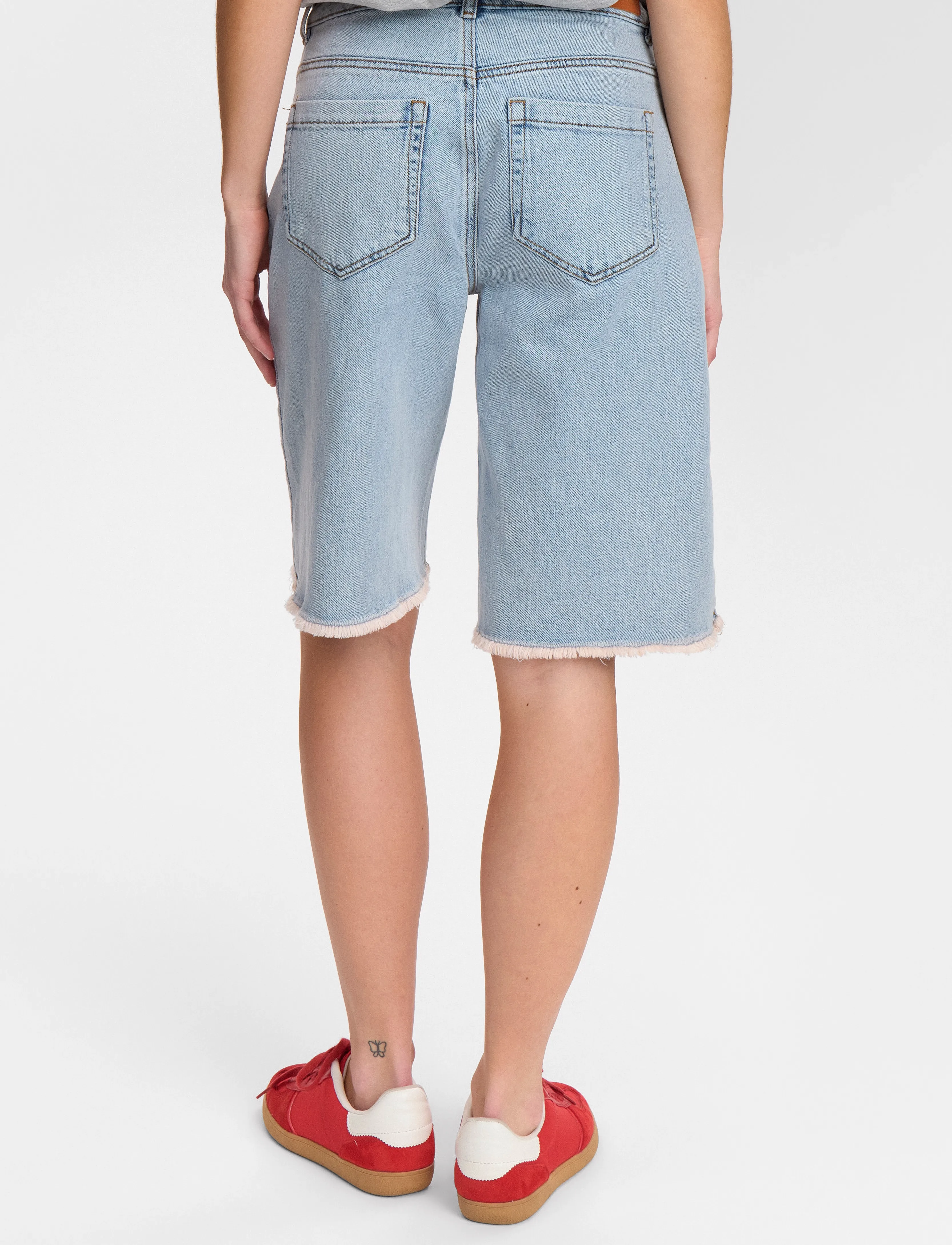 Nümph - NUTORONTO SHORTS - shortsit - light blue denim - 3