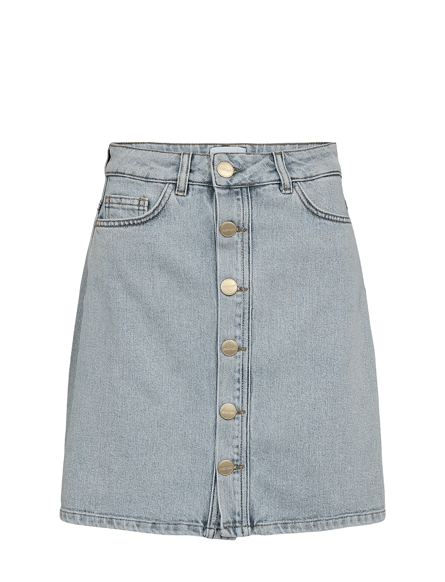 Nümph - NUTORONTO SKIRT - jeansröcke - light blue denim - 0