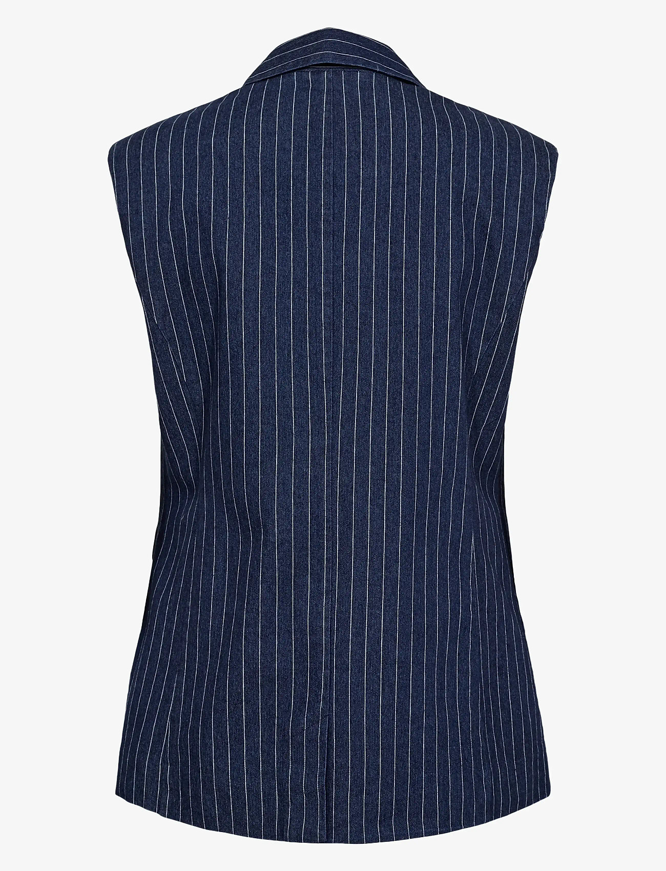 Nümph - NUVIBEKE VEST - efterårstøj - medium blue denim - 1