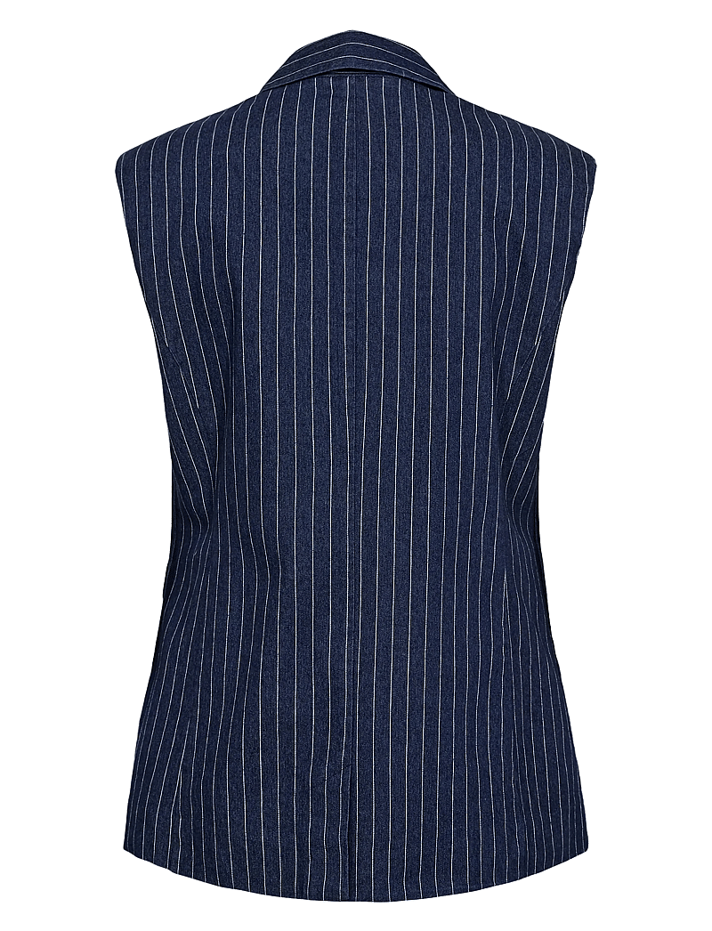 Nümph - NUVIBEKE VEST - teksavestid - medium blue denim - 1