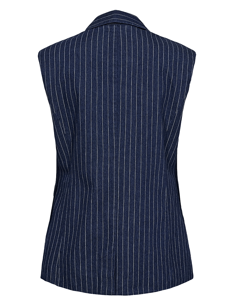 Nümph - NUVIBEKE VEST - liemenės - medium blue denim - 1