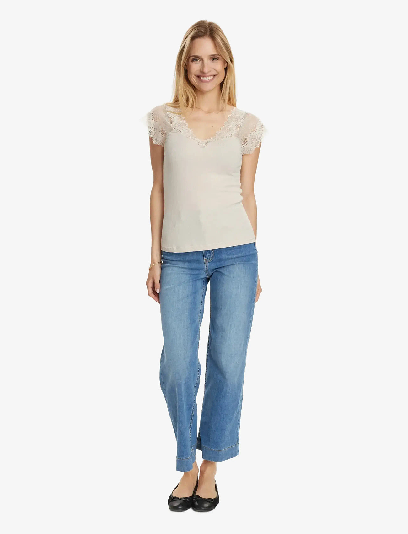 Nümph - NUSIRRI TOP - laveste priser - gray morn - 2