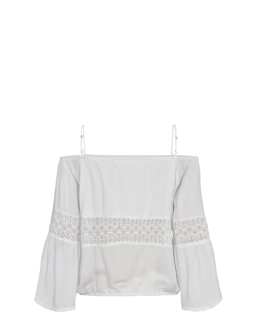 Nümph - NUGAYA SHIRT - langærmede toppe - bright white - 1