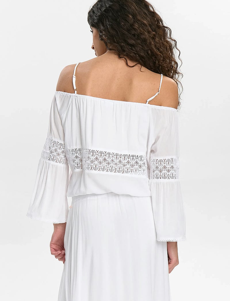 Nümph - NUGAYA SHIRT - t-shirts met lange mouwen - bright white - 3