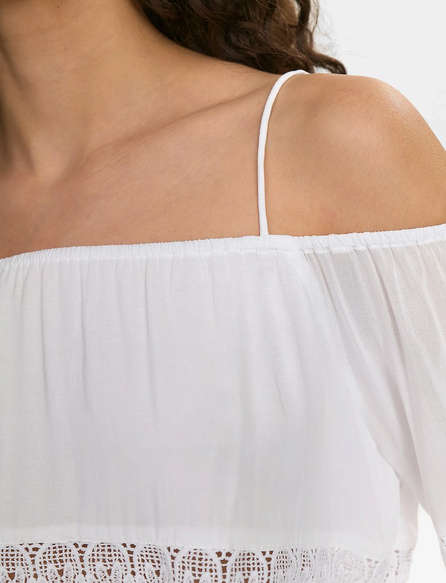 Nümph - NUGAYA SHIRT - langærmede toppe - bright white - 5