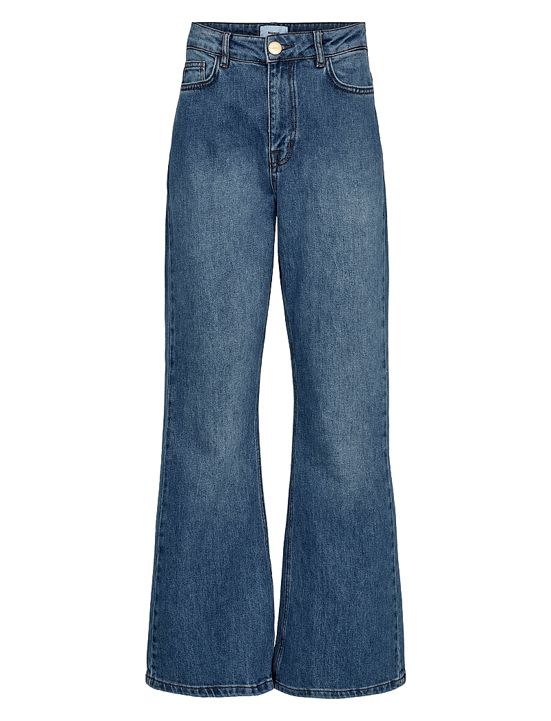 Nümph - NULONDON JEANS SHORT - vida jeans - med. blue washed denim - 1
