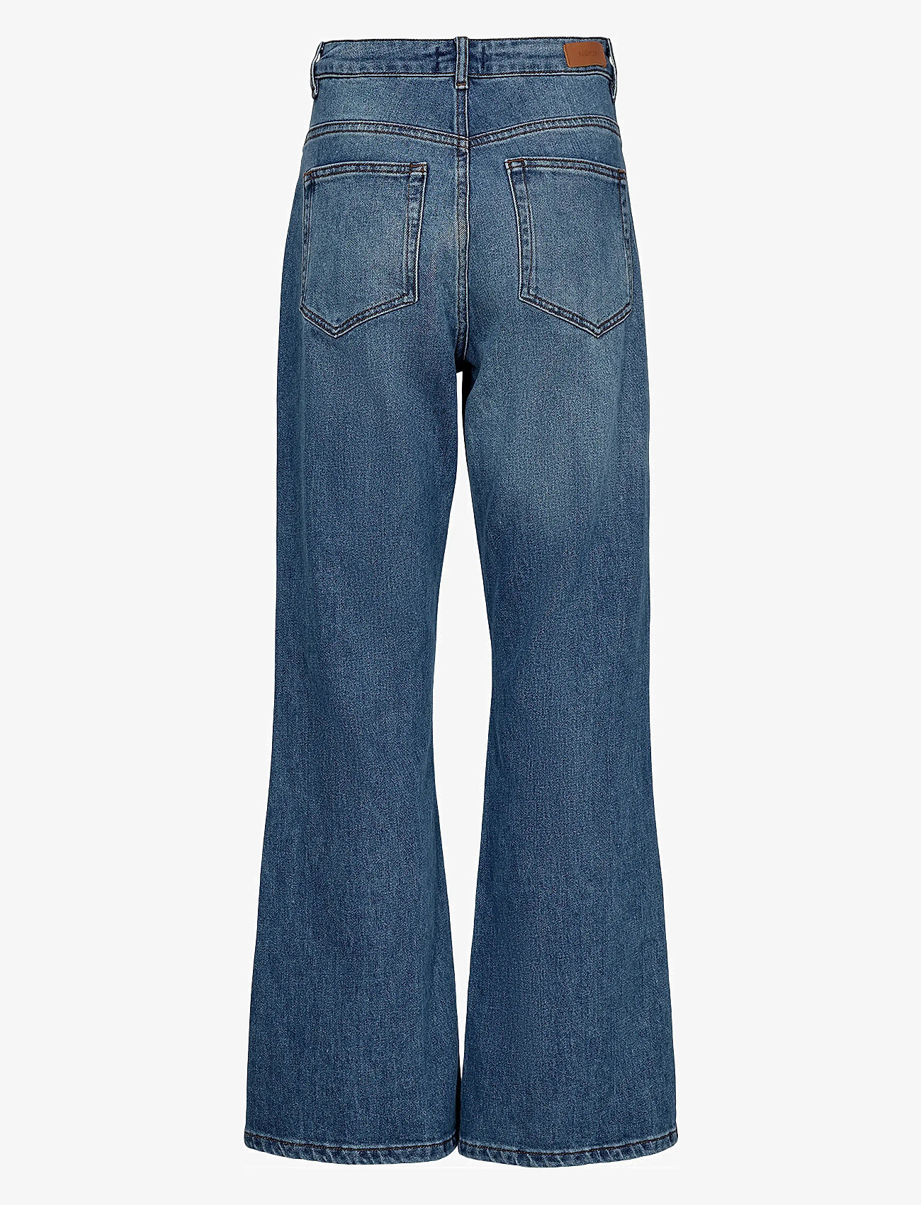 Nümph - NULONDON JEANS SHORT - brede jeans - med. blue washed denim - 2