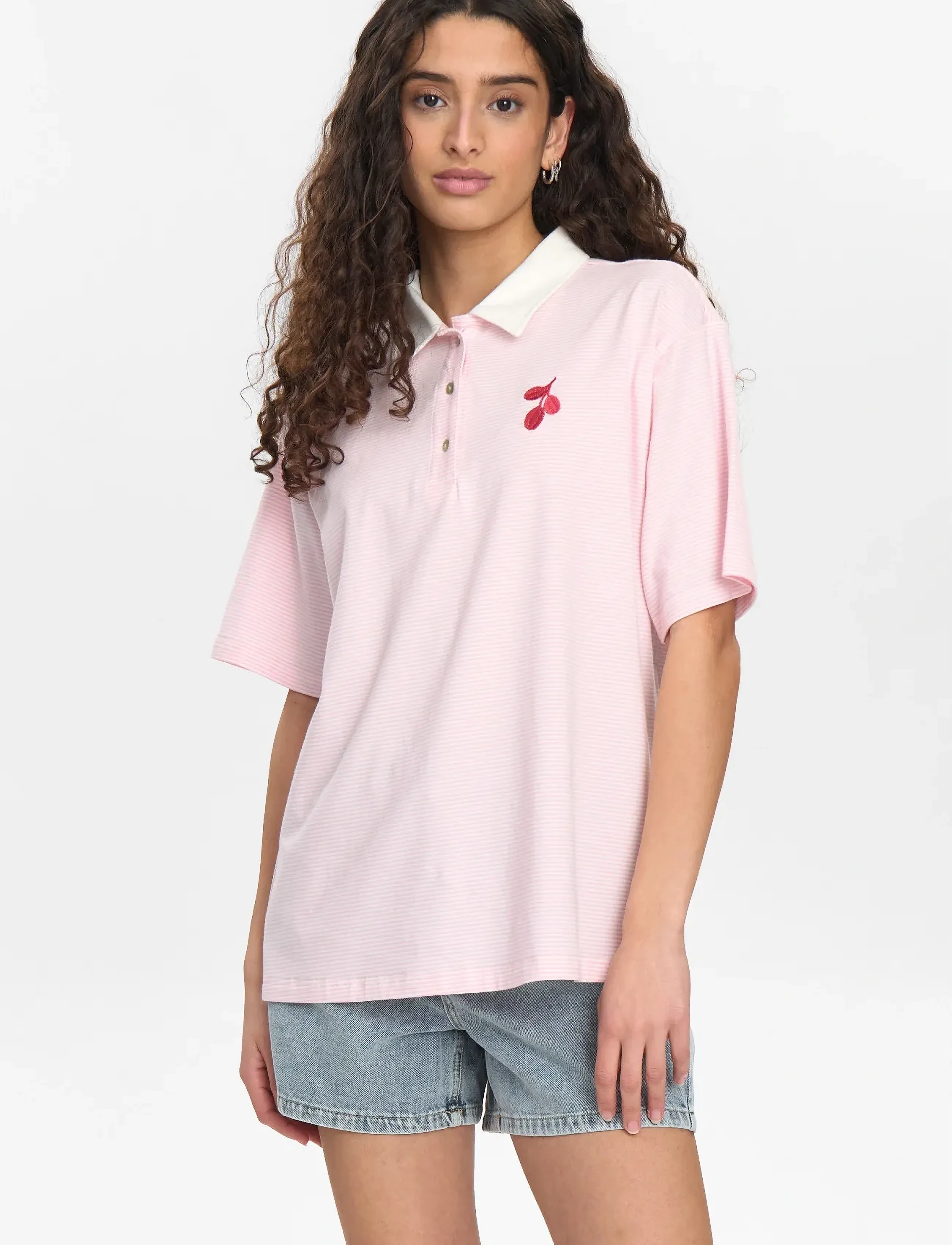 Nümph NUPIPPI SS POLO - T-särgid ja alussärgid - BLUSHING BRIDE ( ICY PINK) / pink/rose