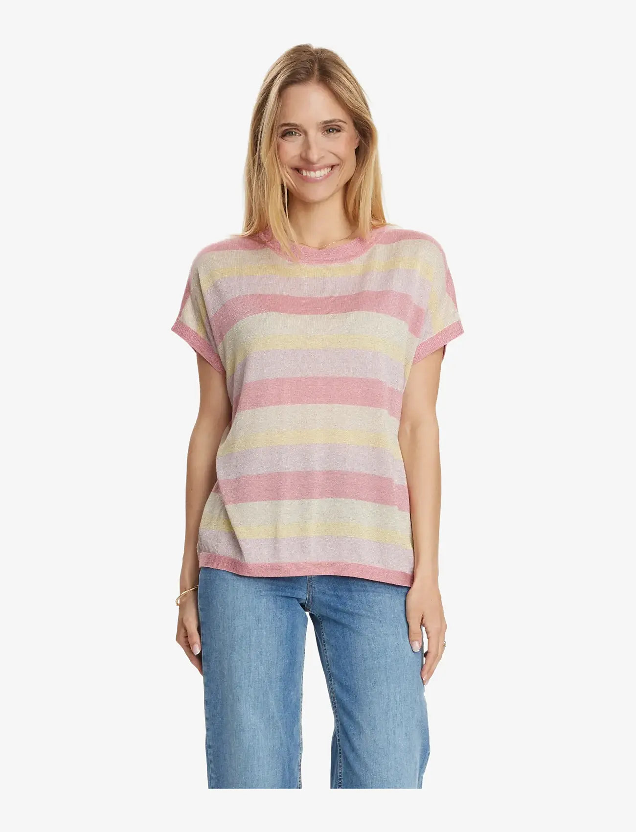 Nümph - NUMILVA DARLENE PULLOVER - autumn clothing - flamingo pink - 0