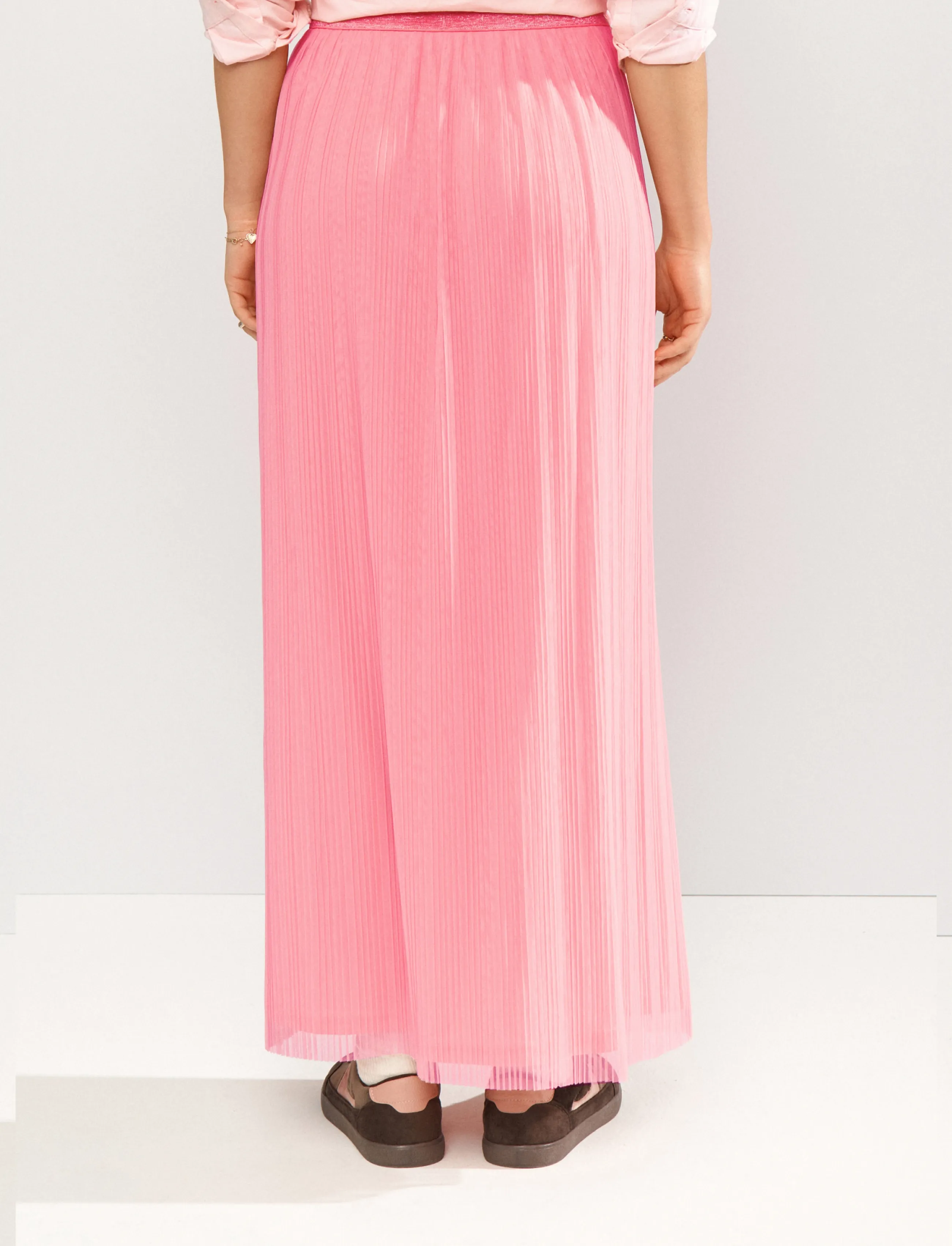 Nümph Numea Long Skirt, 44, Pink, Nederdele > Maxi Nederdele, Dame