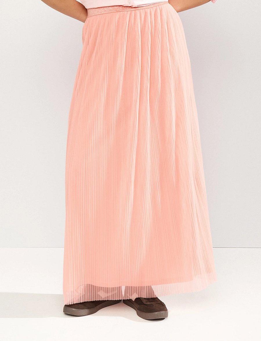 Nümph - NUMEA LONG SKIRT - faltenröcke - peony - 2