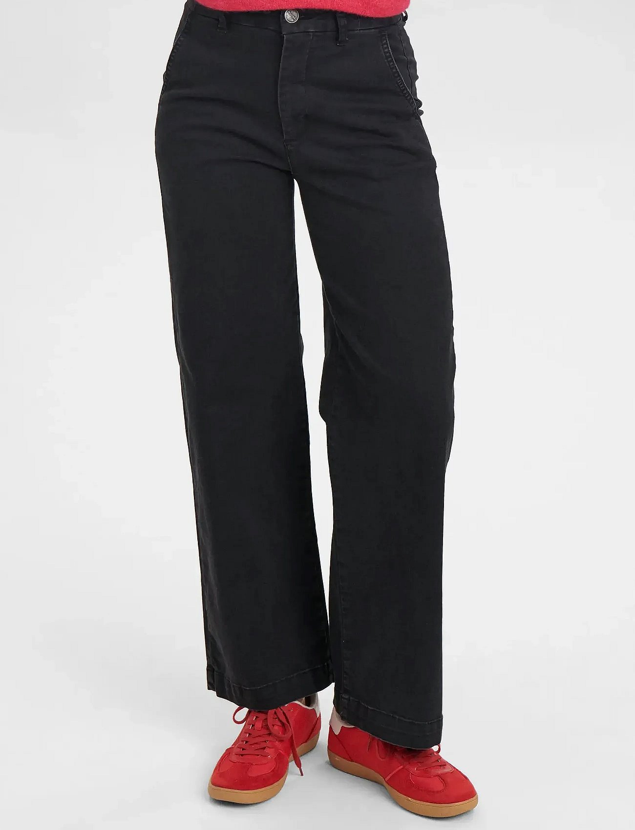 NUAMBER PANTS SHORT BLACK - CAVIAR